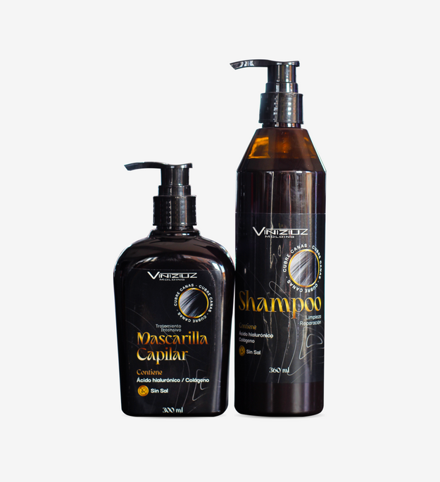 SHAMPOO Y MASCARILLA CUBRE CANAS