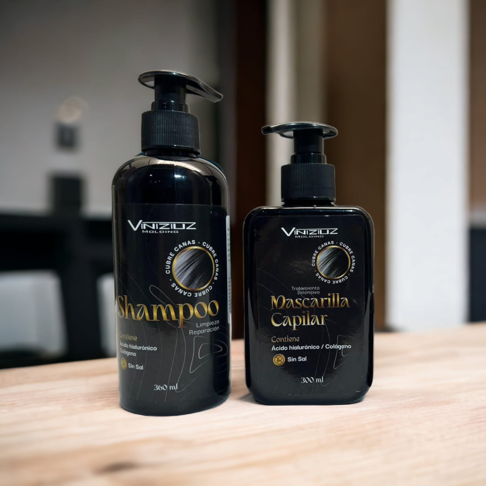 SHAMPOO Y MASCARILLA CUBRE CANAS