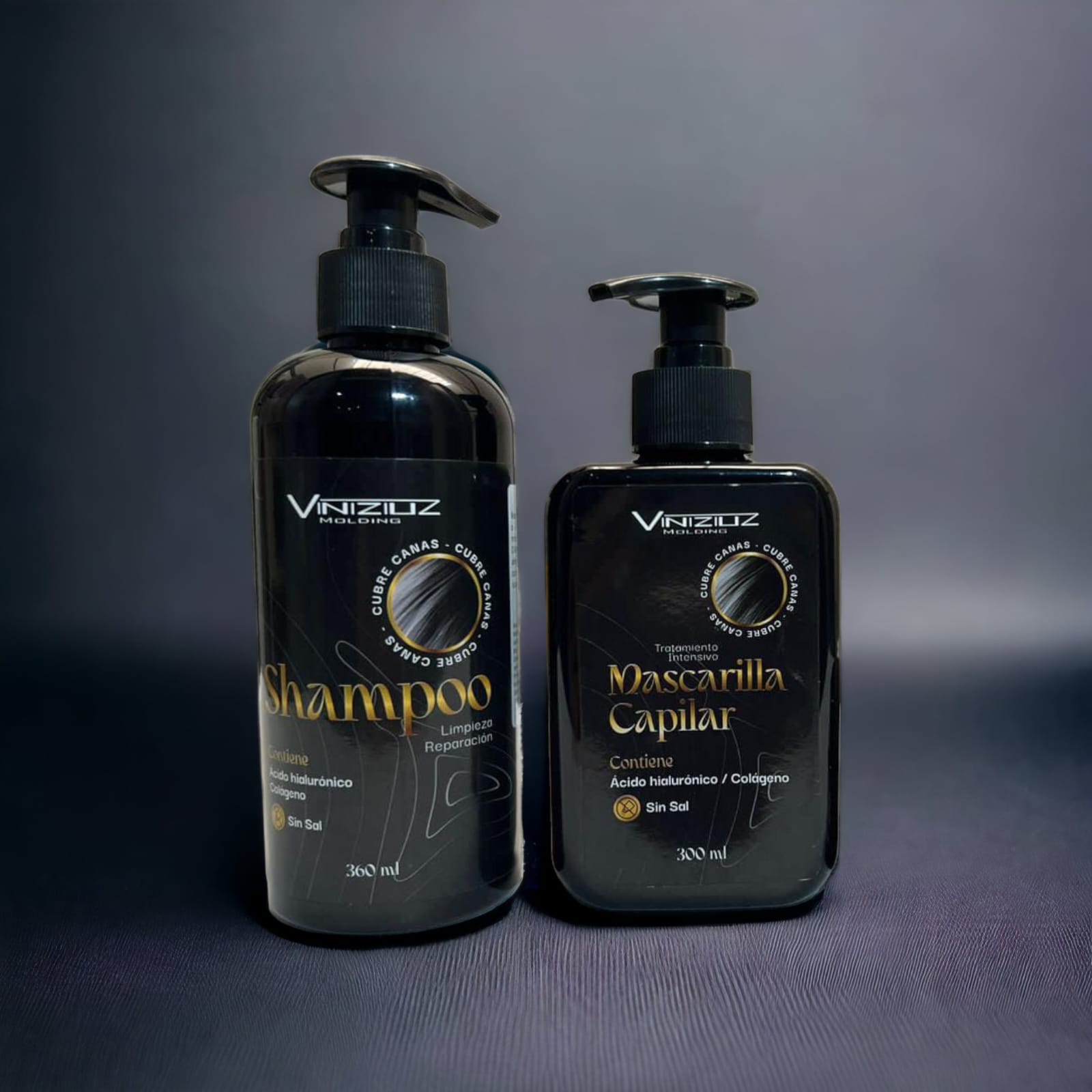 SHAMPOO Y MASCARILLA CUBRE CANAS